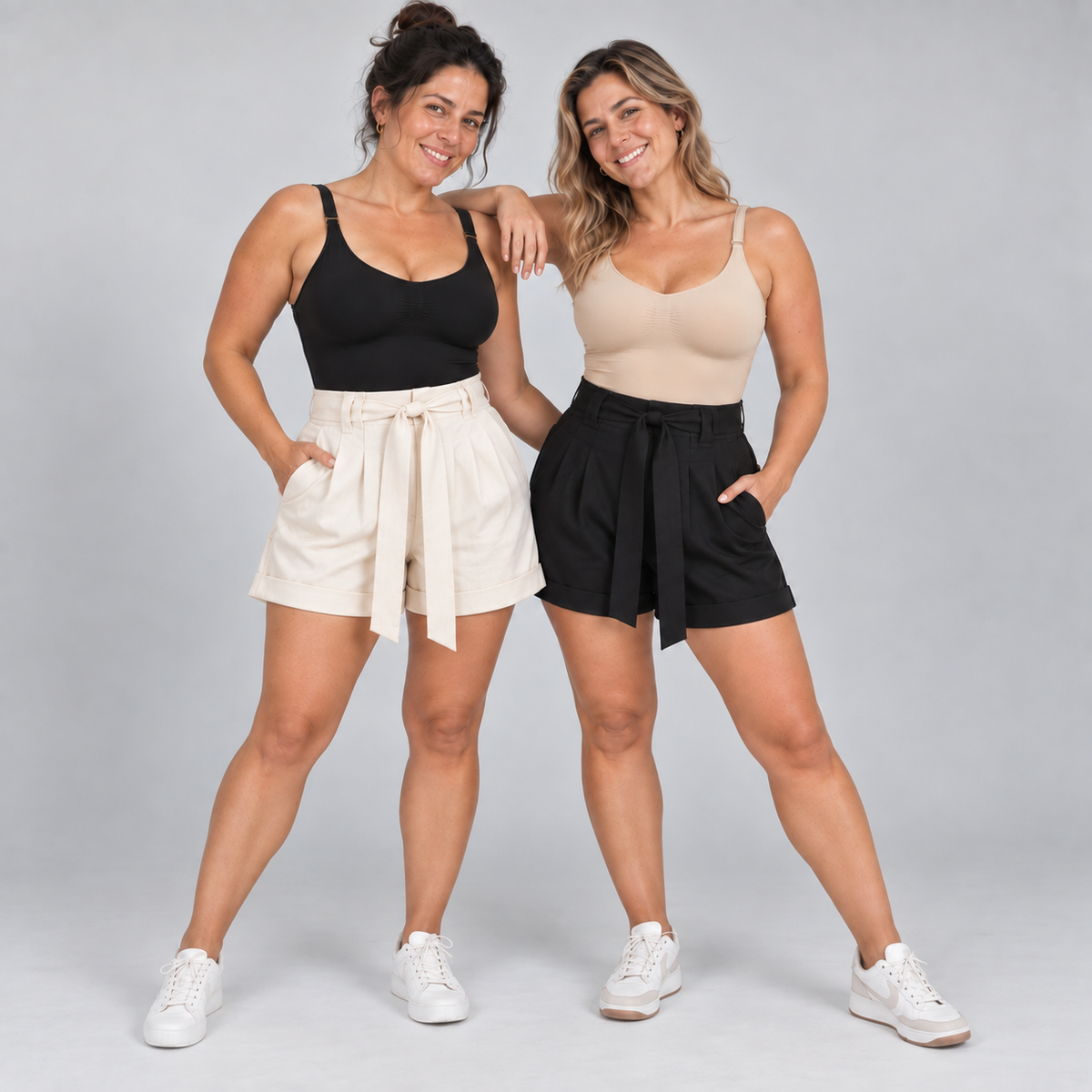 PROMO 2X1 | Short Sastrero Cintura de Avispa + Body Reductor de REGALO