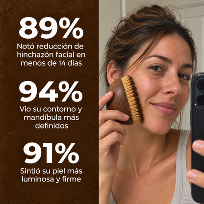 Cepillo Facial de Drenaje Linfático | Desinflamá tu rostro en 3 minutos