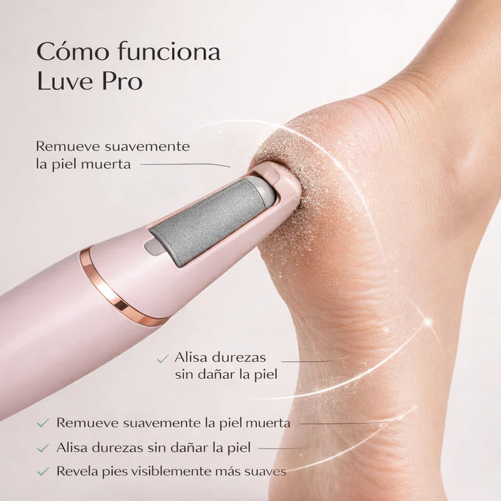 Removedor Exfoliador de Callos Eléctrico LuvePro