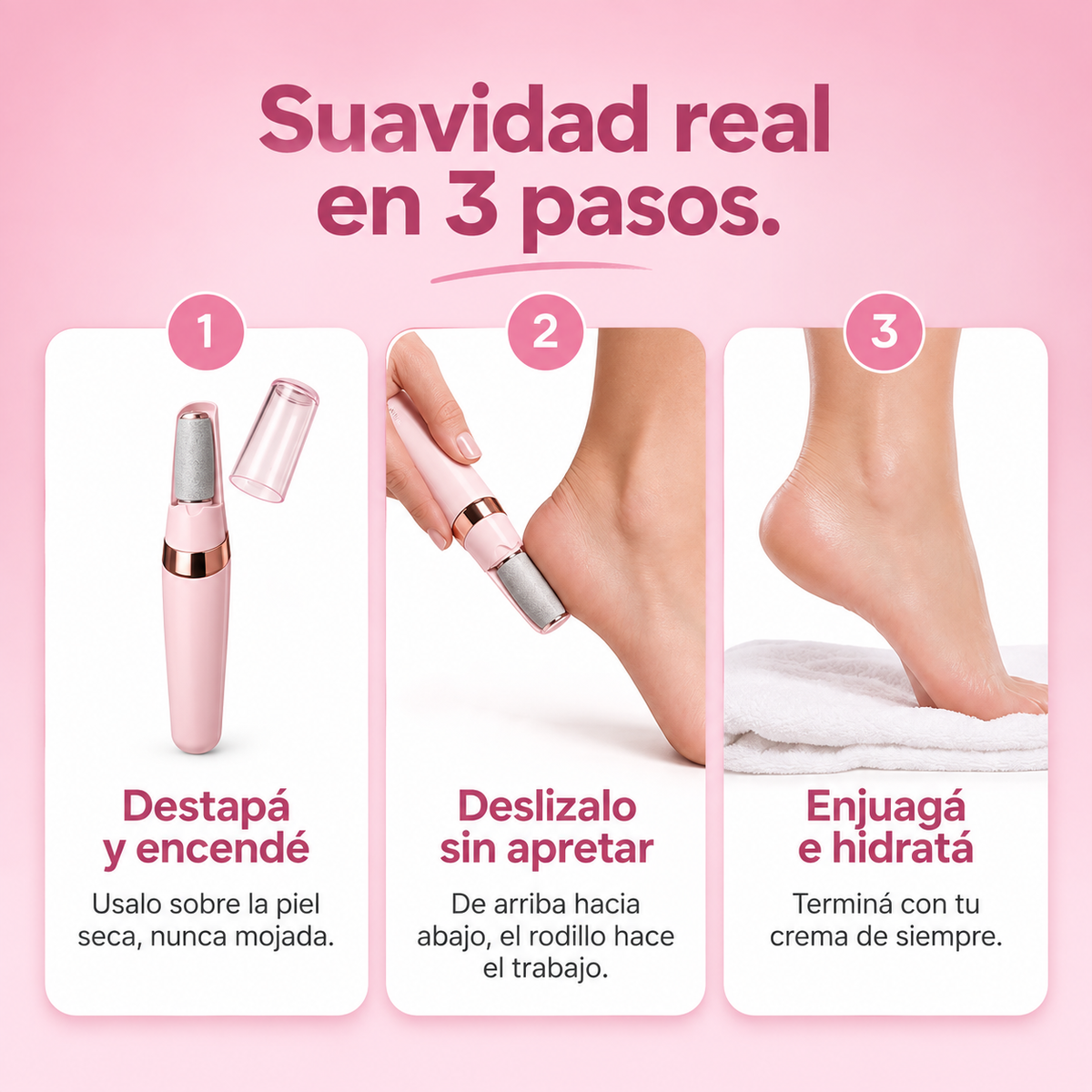 Removedor Exfoliador de Callos Eléctrico LuvePro