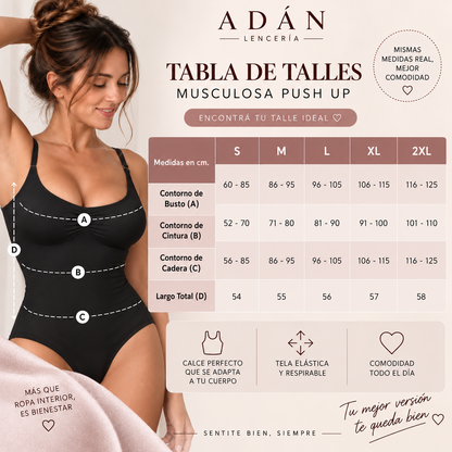 PROMO 4X1 | Musculosas Push Up Levanta Busto
